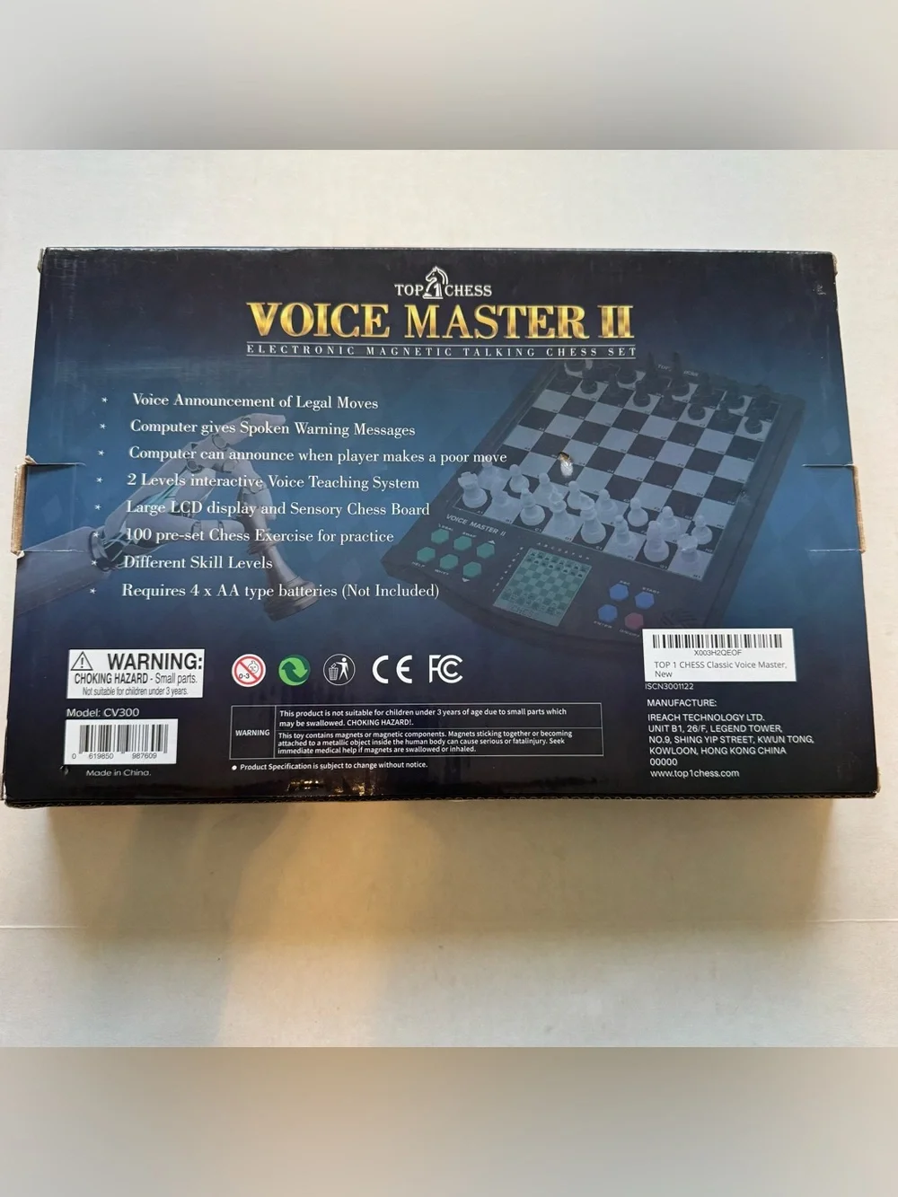Top 1 Chess Voice Master II Electronic Talking Chess Set OPEN BOX